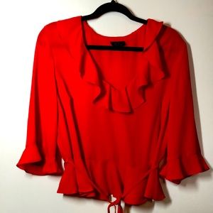 Topshop Blouse, Perfect for Christmas!